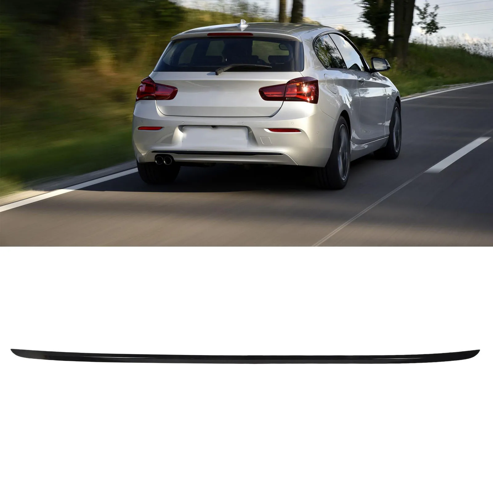 

Rear Bumper Decorative Strip Rear Bumper Decorative Trim Strip 51127273796 Streamlined for 1 Series F20 F21 2011 to 2015