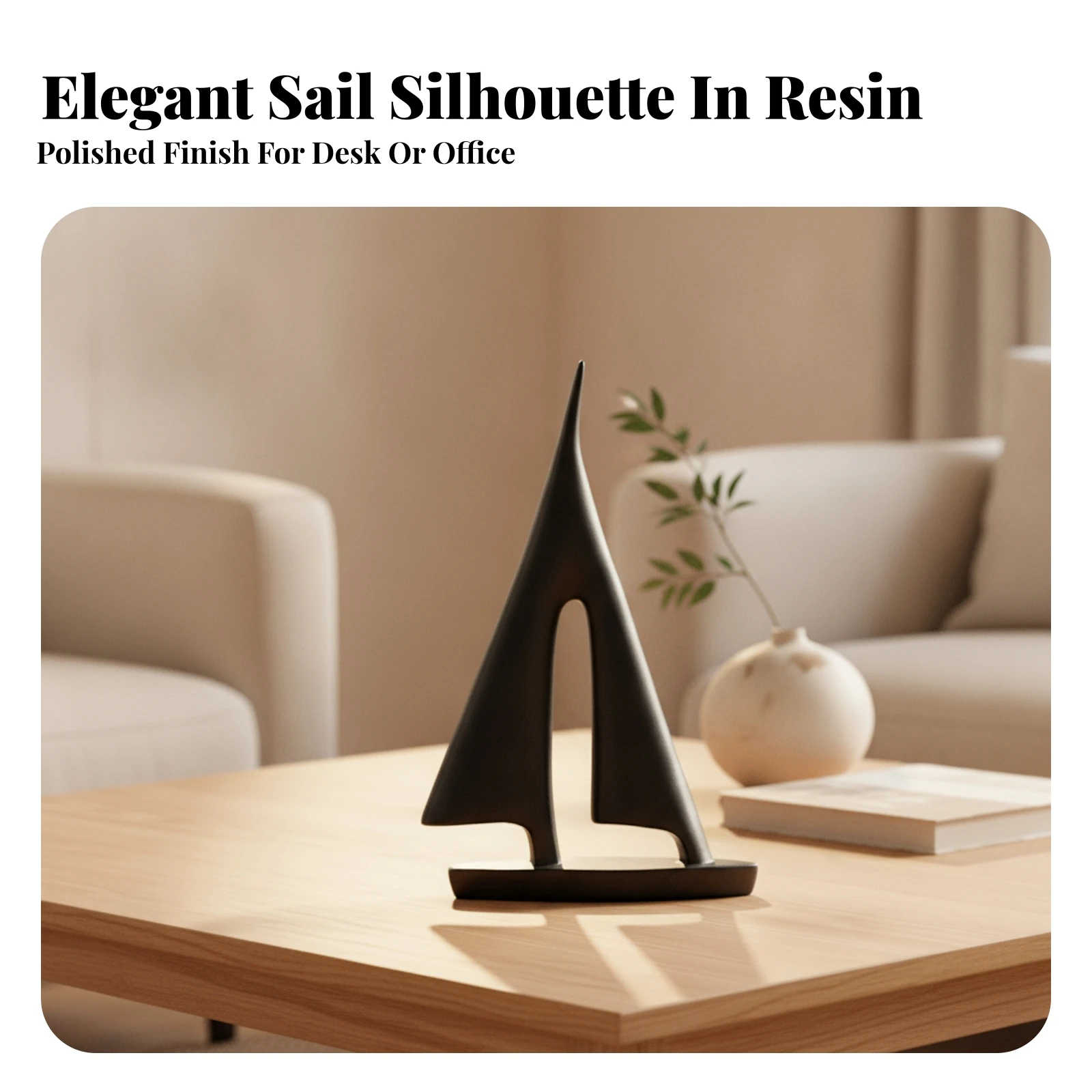 Reçine Yelkenli Tekne Heykeli - Abstract Sculpture Resin incelemesi ve fiyatı
