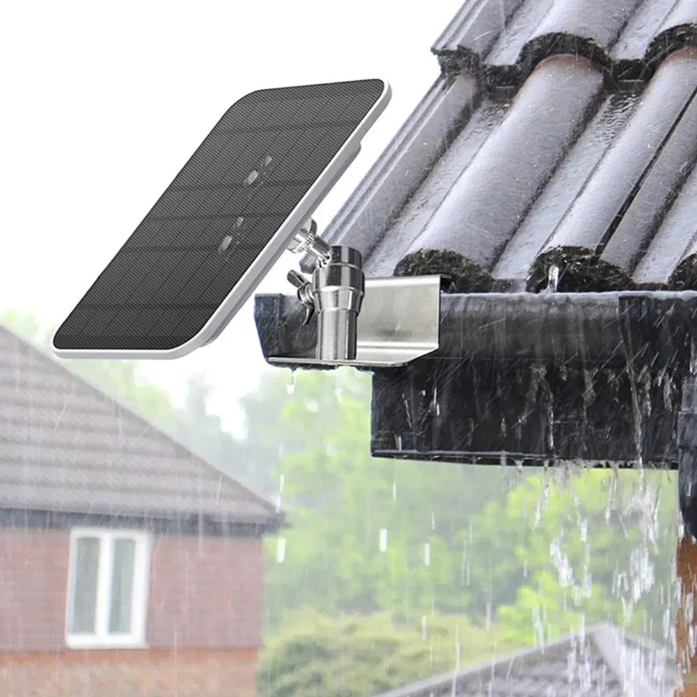 Solar Panel and Camera Mount with Adjustable Stainless Steel Bracket Folding Capability and Secure Butterfly Nut Fastening