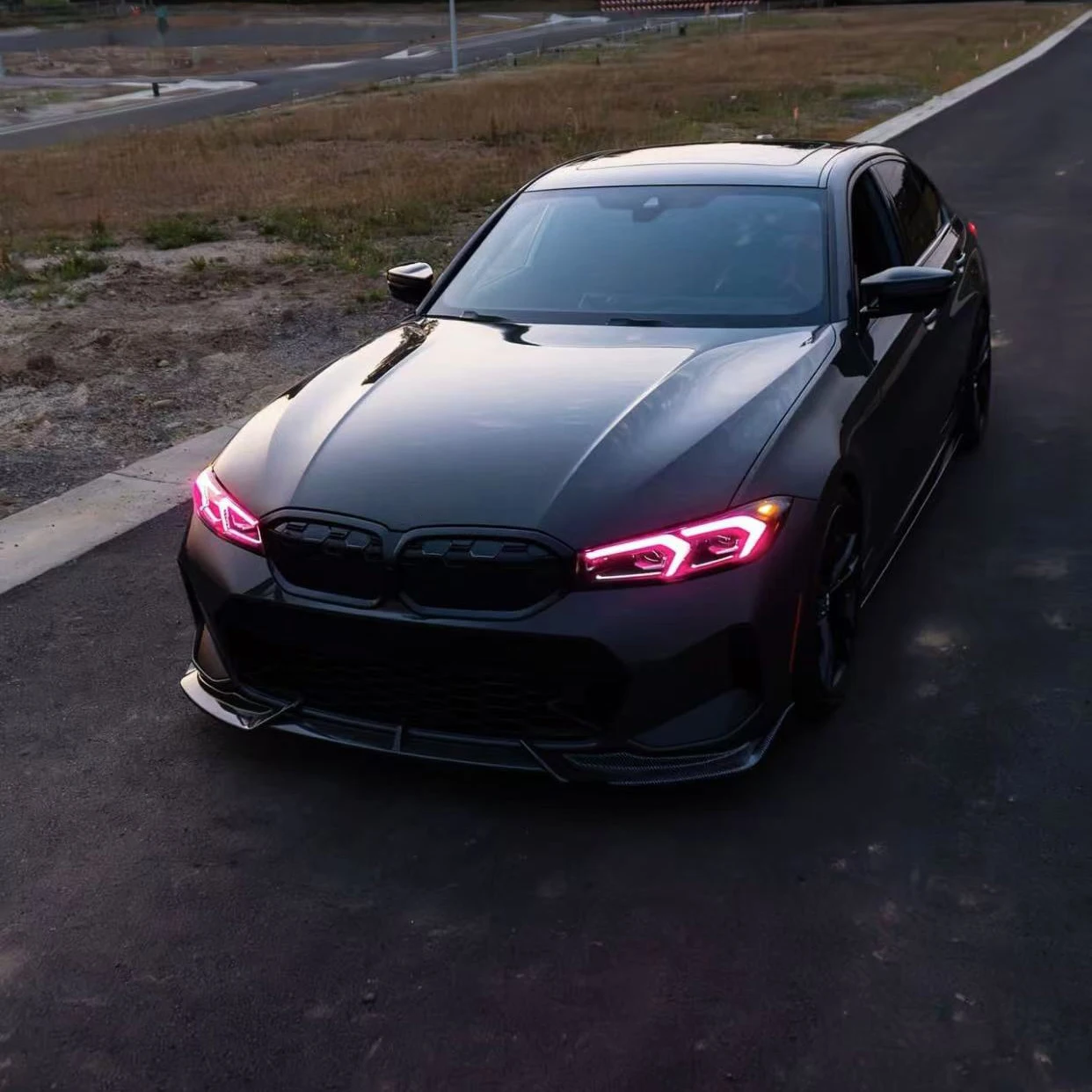 BMW用LEDライトボード,ヘッドライト,黄色,drl,2023, 2024, 3 ',g20,g21