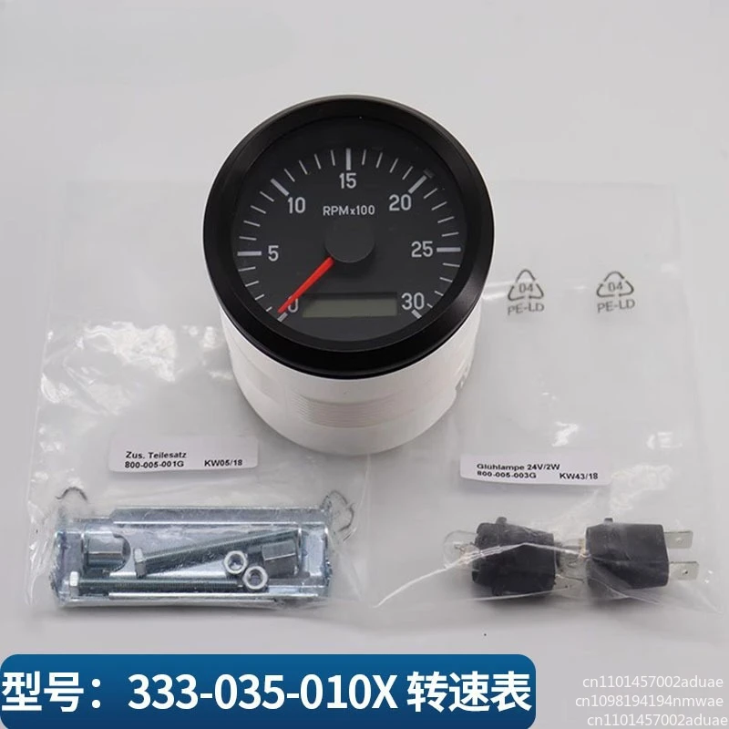 Tachometer Instrument Engine Block Speedometer 0-3000 rpm 333-035-010X