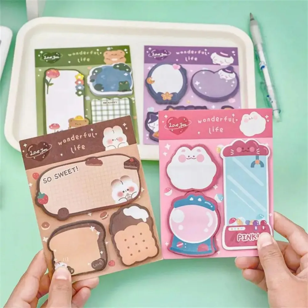 kawaii Colorful Candy Animals N Times Sticky Notes To Do List Planner Sticker Memo Pad Notepad Gift Stationery Prizes Deco