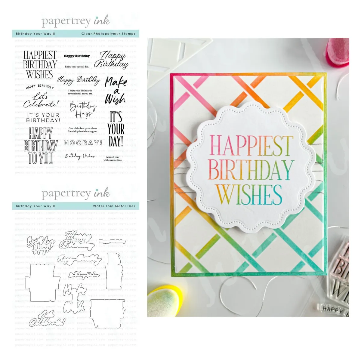 

Birthday Your Way Metal Cutting Dies Cut Die Clear Stamps Mold Craft Decoration Embossing Template DIY Greeting Card Handmade