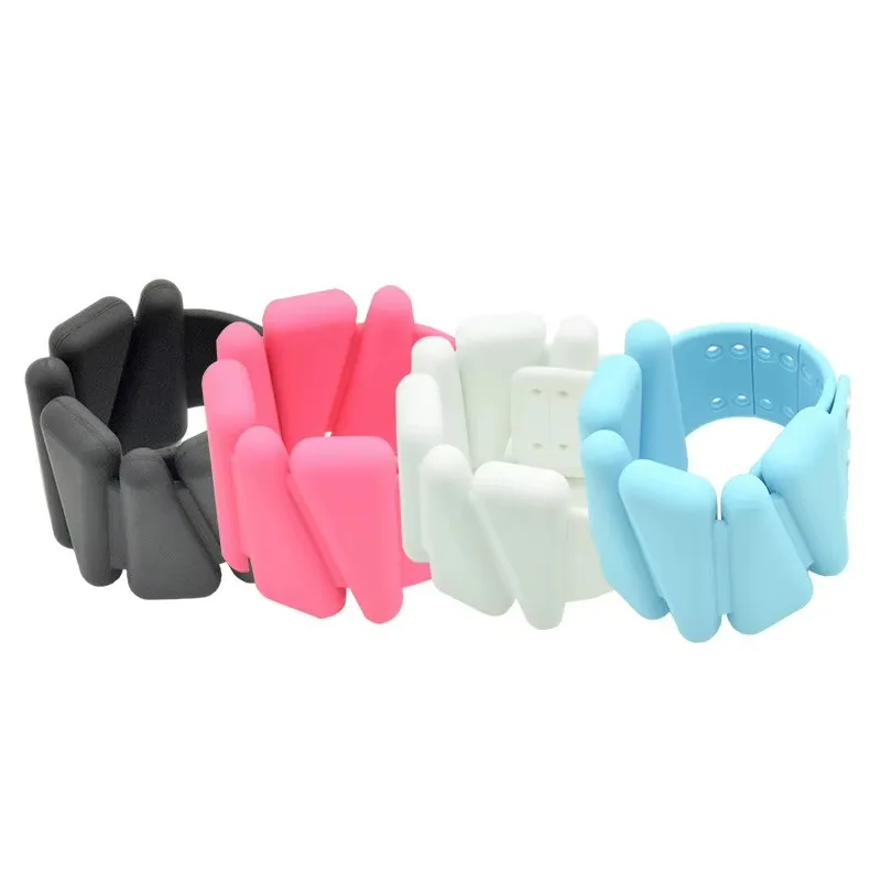 Durable Intensify Fitness Walking Silicone Wearable Ankle Adjustable Triangle Wrist Weight Bracelet