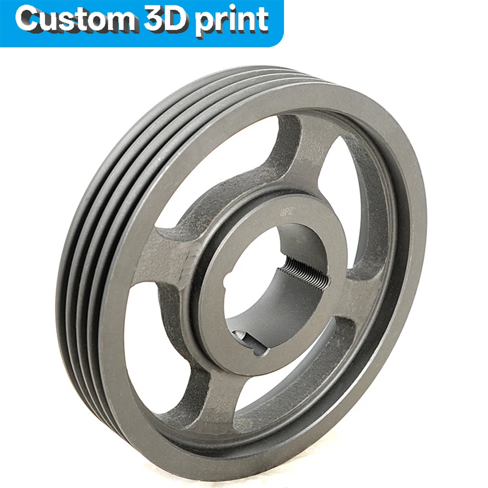 CUSTOM OEM V-belt drive pulleys provide high-precision, stable transmission for stainless steel power and mining equipment.