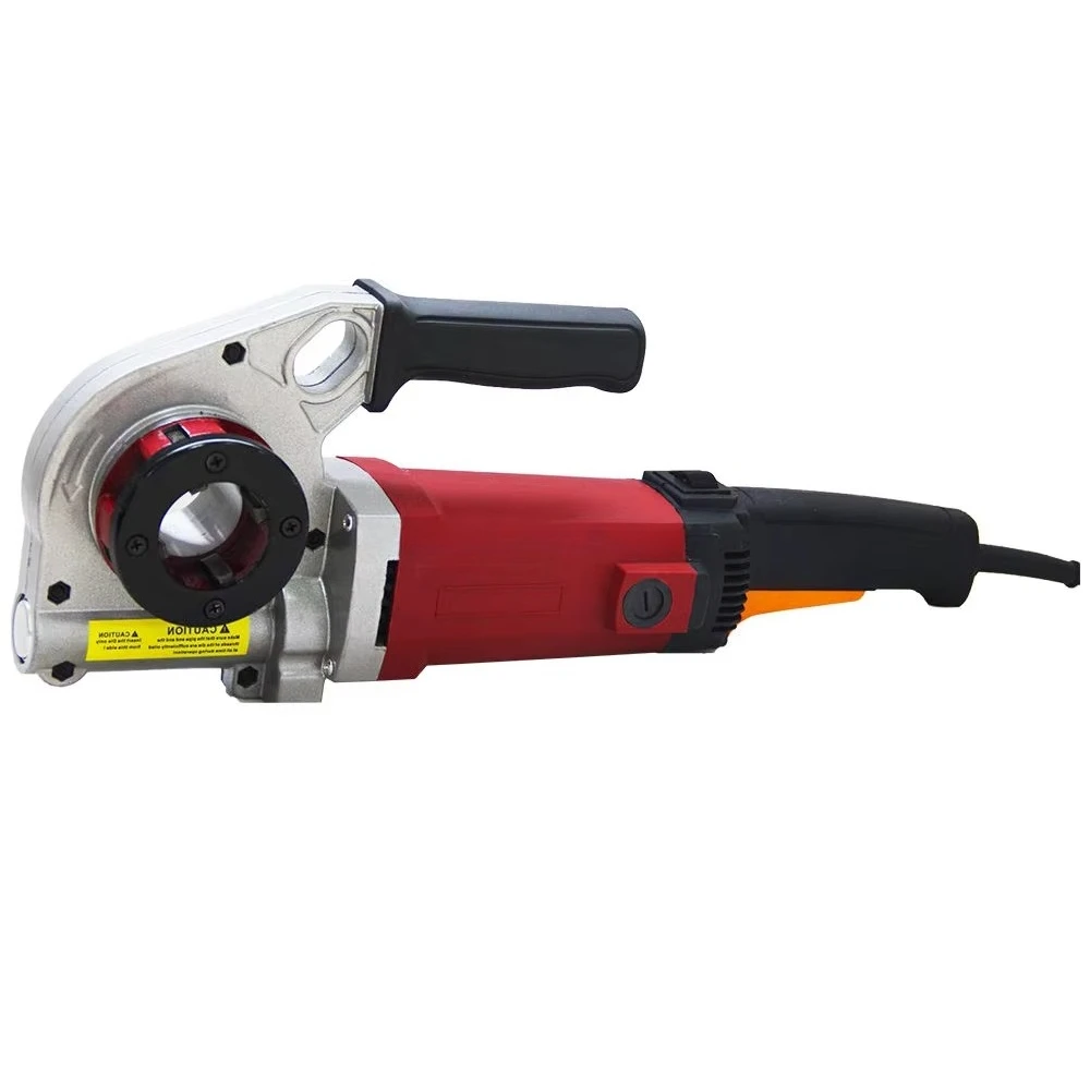 Automatic Lubrication and Pipe Cutting Tool Portable Electric Pipe Threader Pipe Threading Machine with 6 Dies