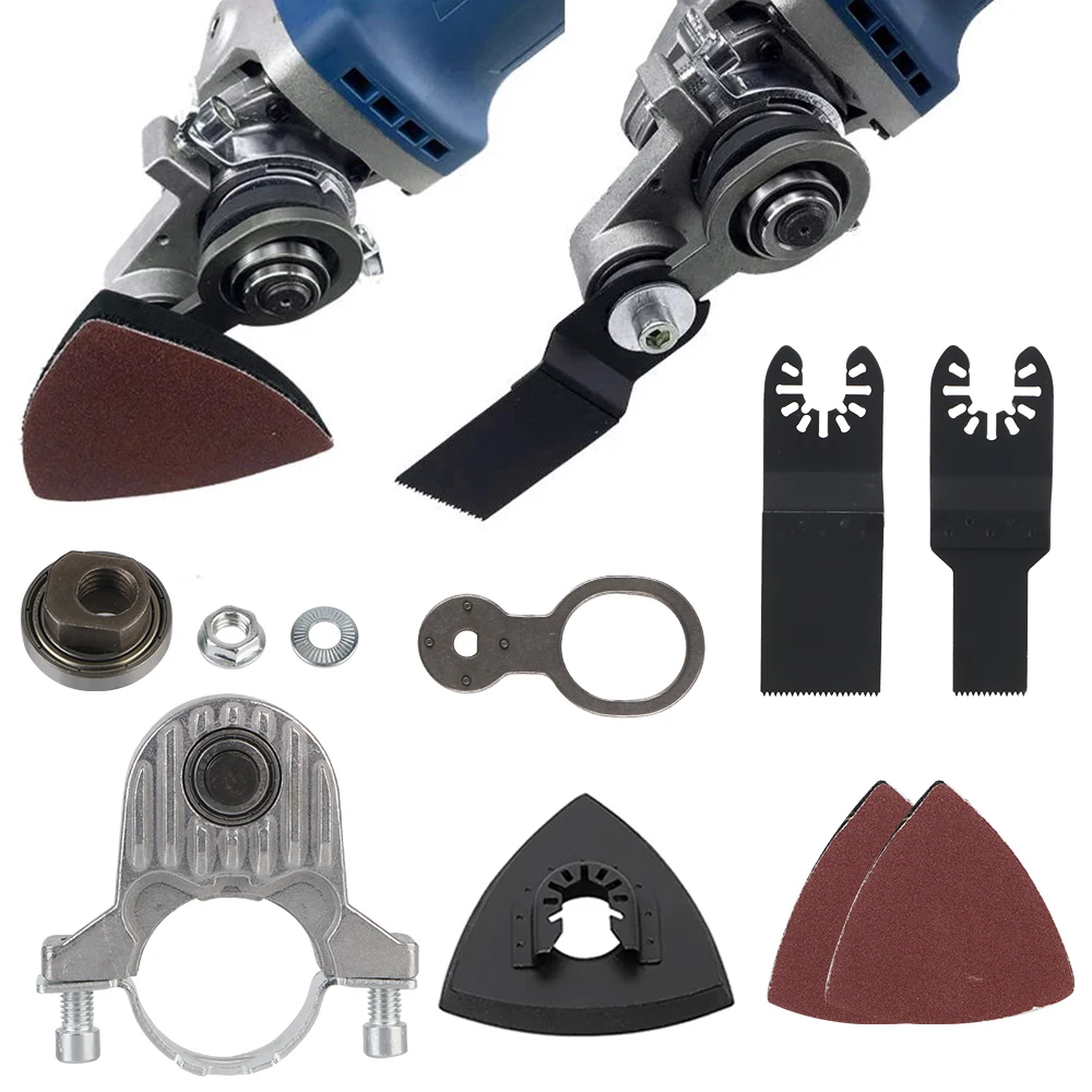 

Angle Grinder Conversion Accessories for Swing Saw Cutter Polisher Polish Oscillate Universal Head Adapter Converter