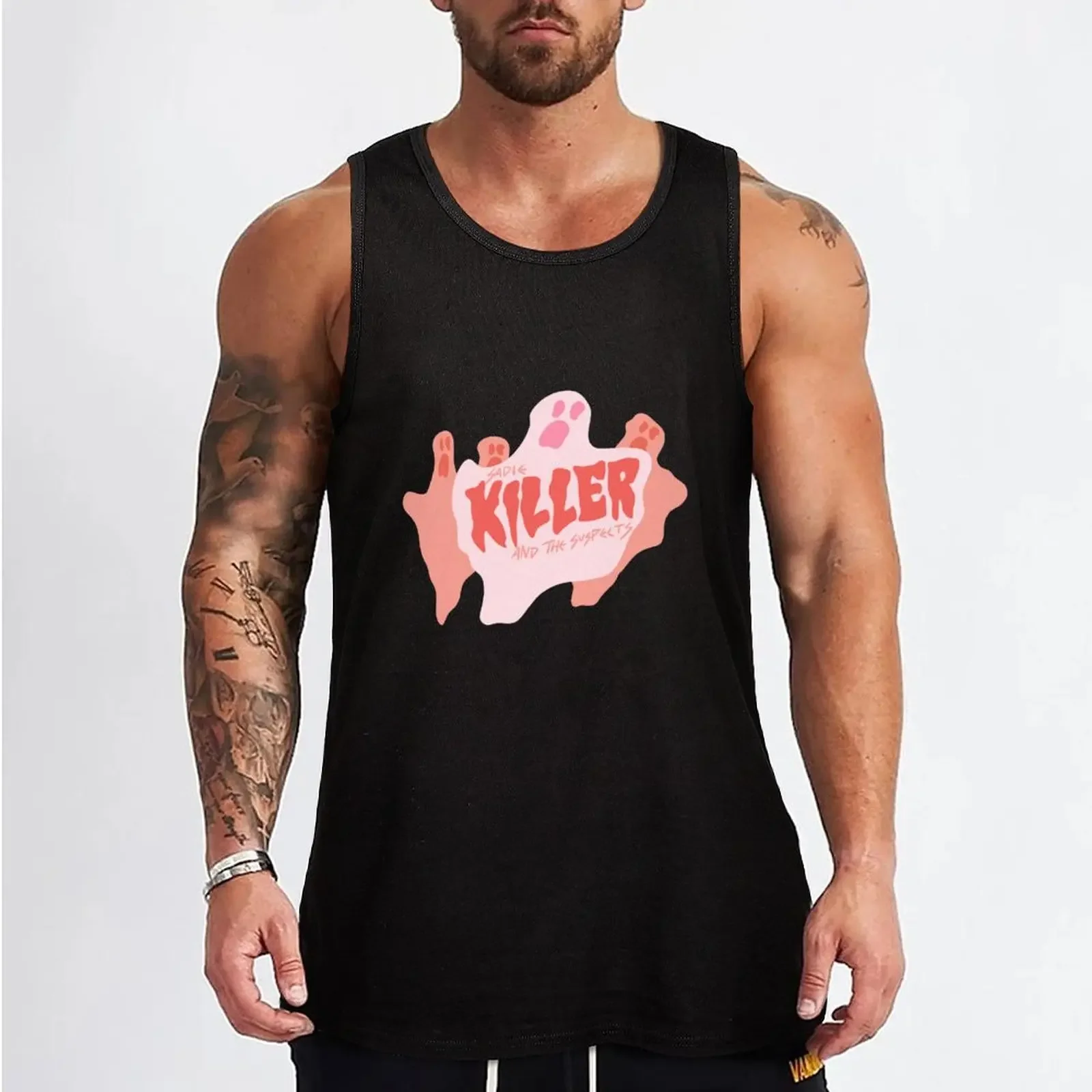 New Sadie Killer and the Suspects Tank Top Men gym sportswear gym Men's sleeveless summer clothes for men