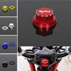 For HONDA MONKEY 125 2018 2019 2020 2021 2022 2023 Steering Triple Stem Yoke Center Hole Nut Cap Washer Cover Accessories Parts
