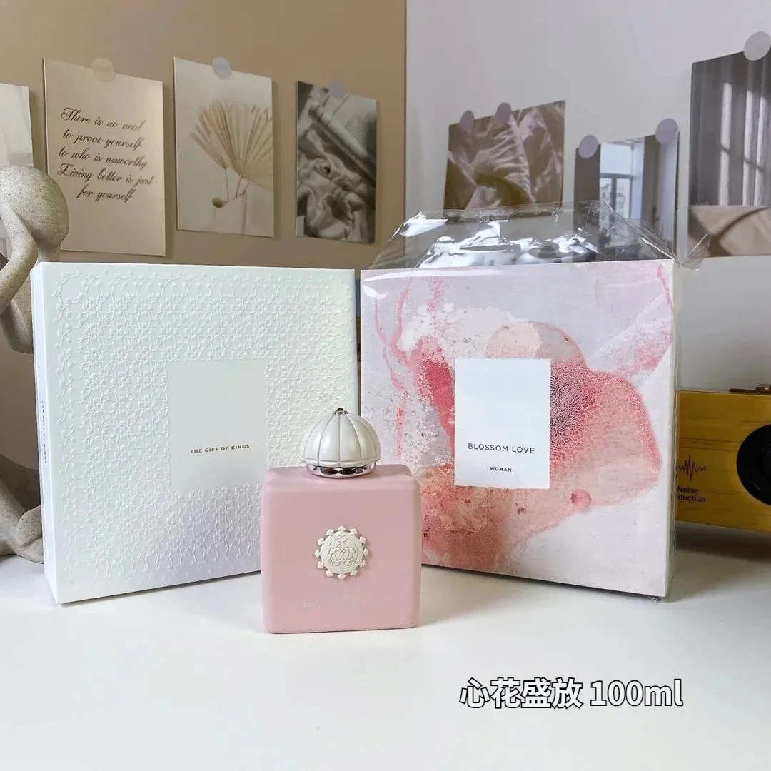 عطر 100 مل ذو علامة تجارية فاخرة أصلية تدوم طويلاً، عطر زهور وفواكه شرقي مناسب للخروج اليومي