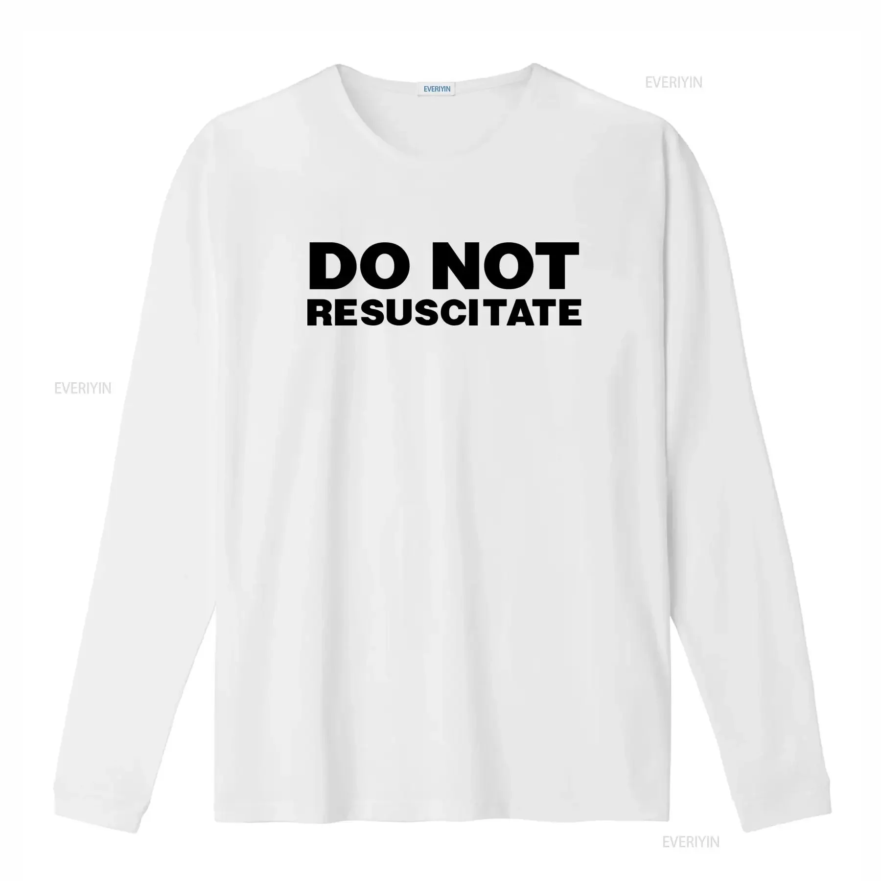 Do Not Resuscitate Medical Alert T Shirt No Resuscitation Present  vintage Washed Comfortable designer clothes Soft Versatile