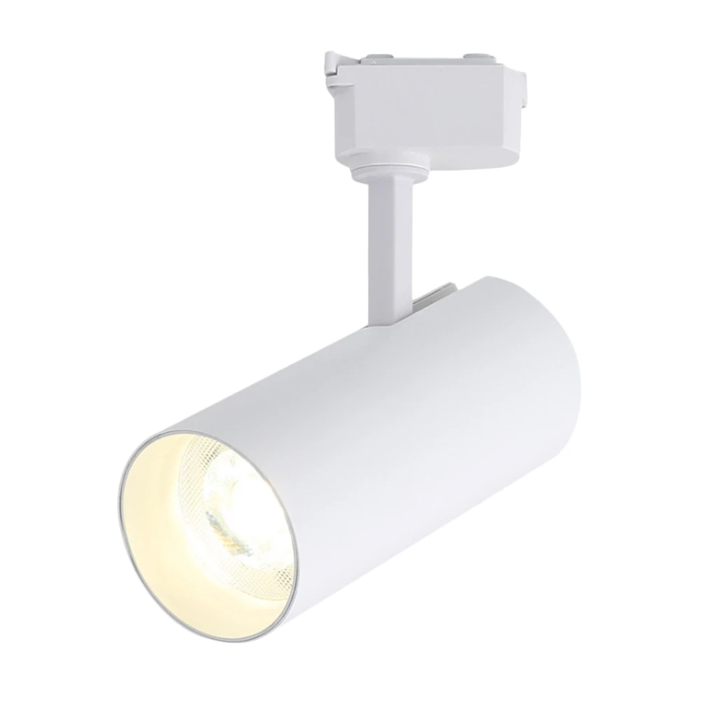 

20W 220V 6000K Led Track Spotlight Cob Light Adjustable 360° Ceiling Wall Lamp For Indoor Showcase Hotel Restaurant Lighting