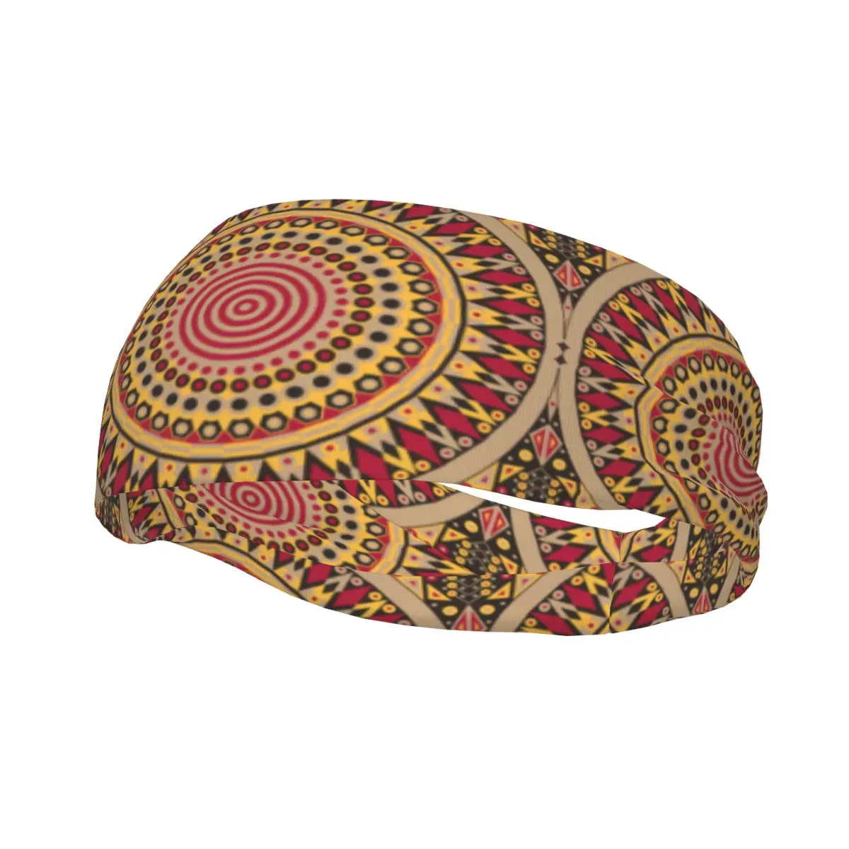 

Headband Colorful Ethnic Arabesque Ornament Headwrap Hairband for Tennis Gym Fitness Headwear Hair Accessories