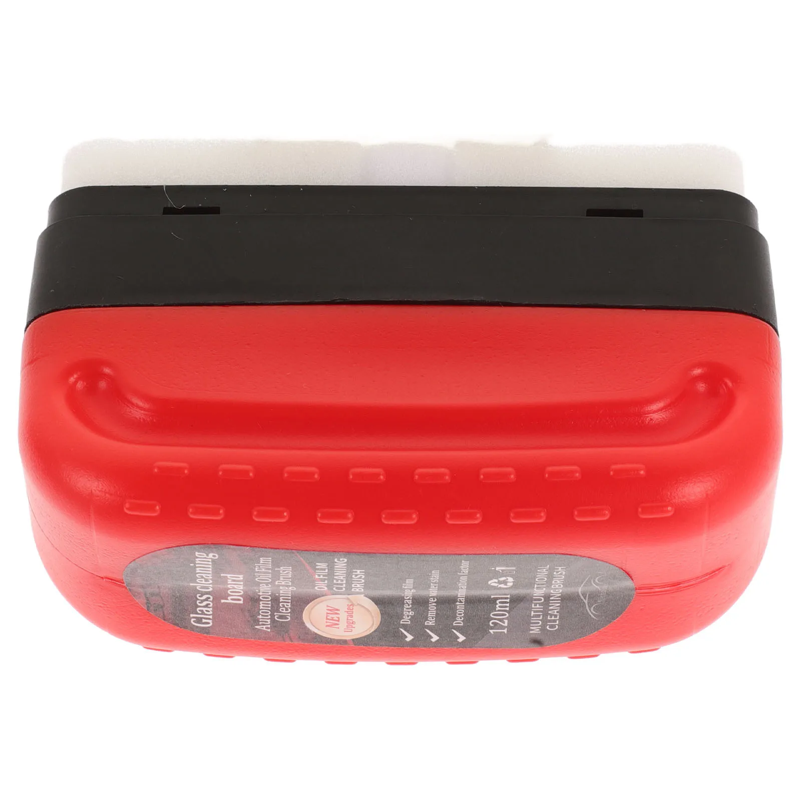 

Car Glass Oil Film Remover Cleaning Brush Red Automotive Windshield Cleaner Tool Window Glass Coating Oil Film Cleaning Board