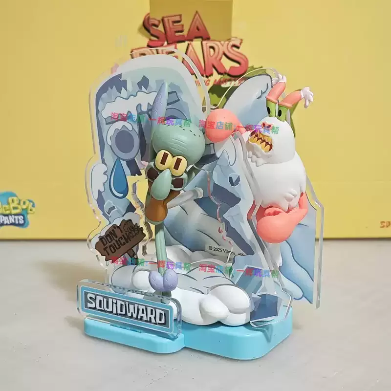 SpongeBob SquarePants Figure Patrick Star Squidward Captain Eugene Blind Box Children Toy Gift view 3