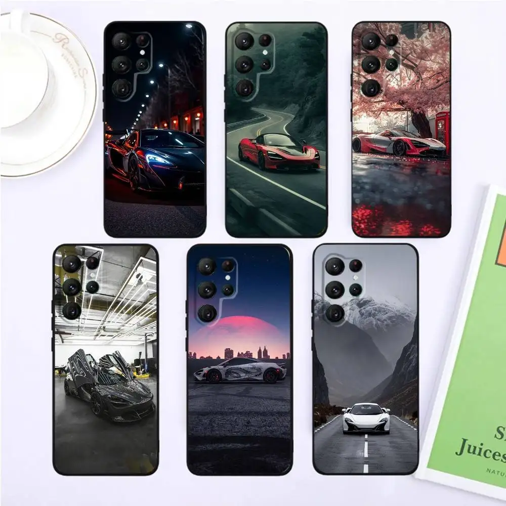 

Cool M-McLaren-720S Car Phone Case For Samsung S25,S24,S23,22,21,Ultra,Pro,S10,S30Plus,20lite Black Cover