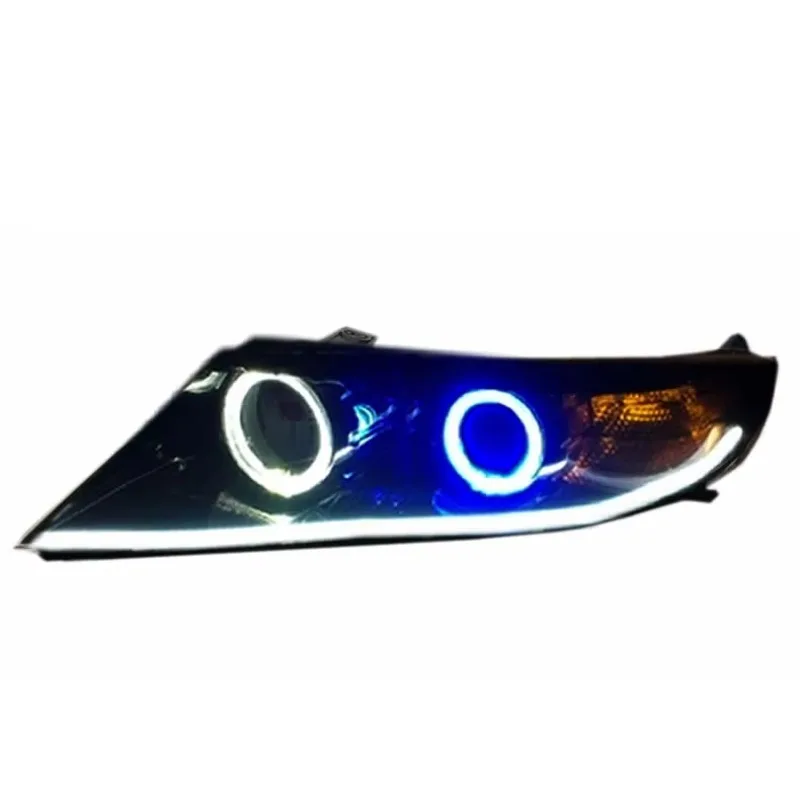 Customized Full LED Headlights For Kia Sorento 2009-2012 Bi-xenon Projector Lens Front Lamps With DRL