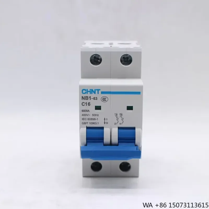 for CHNT NB1-63 6kA NB1-63H 10kA Mini Circuit Breaker 1P 2P 3P 4P C1-C63 MCB CE UL1077 Certified