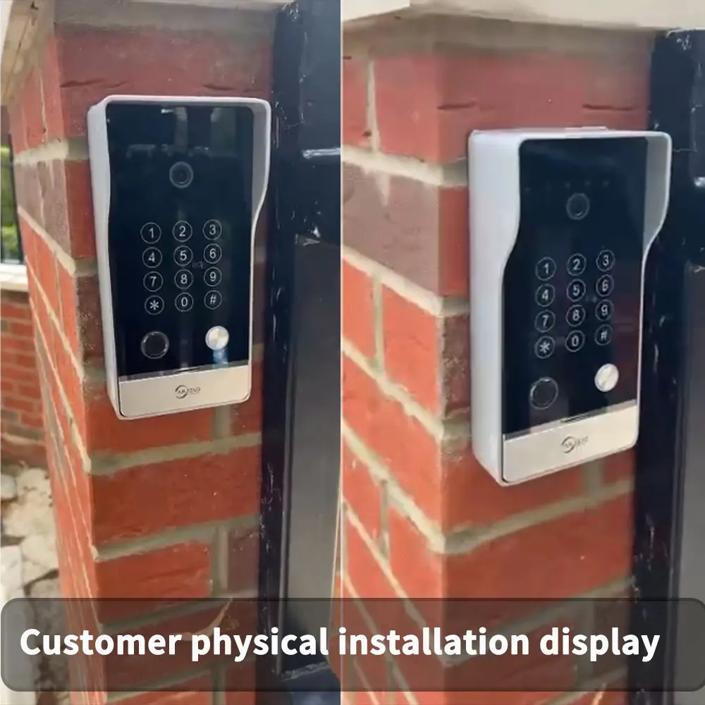 Sistema videocitofonico campanello di grandi dimensioni di alta qualità per appartamento domestico Videocitofono Tuya Smart 5in1 Sblocco 1080P