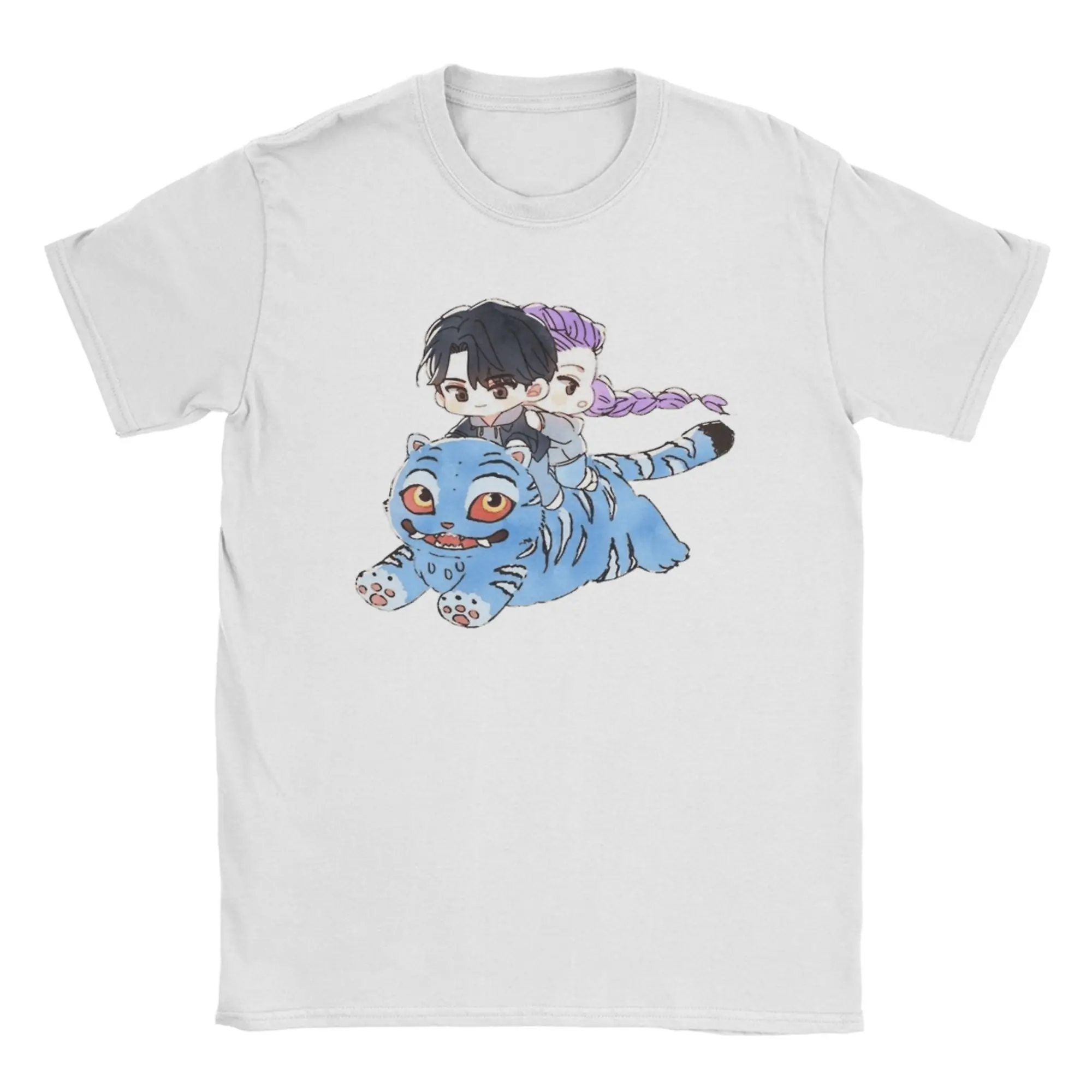 

Jinu And Rumi Kpop Demon Hunters T-Shirt Beach Trendy Cool T-Shirts Man Cotton Plus Size Top Tees Short Sleeve Classic Tshirt