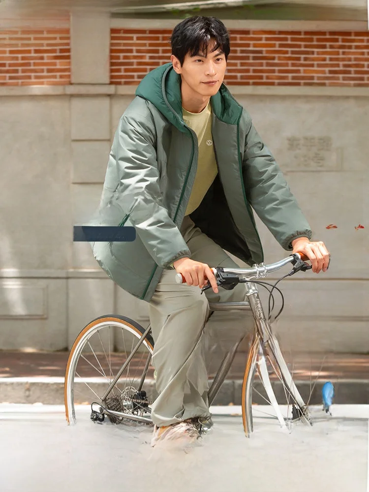 

Легкая мужская пуховая куртка с цветными блоками, новинка весенней коллекции SNOW FLNG X Dog Maple, ультралегкая спортивная одежда для активного отдыха