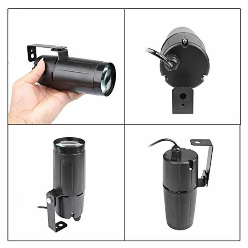 AUCD 3PCS/Lot Mini 3W Single Color LED Beam Lamp Store Art Decor Project Spotlights Party Home DJ Show Stage Track Lighting M02