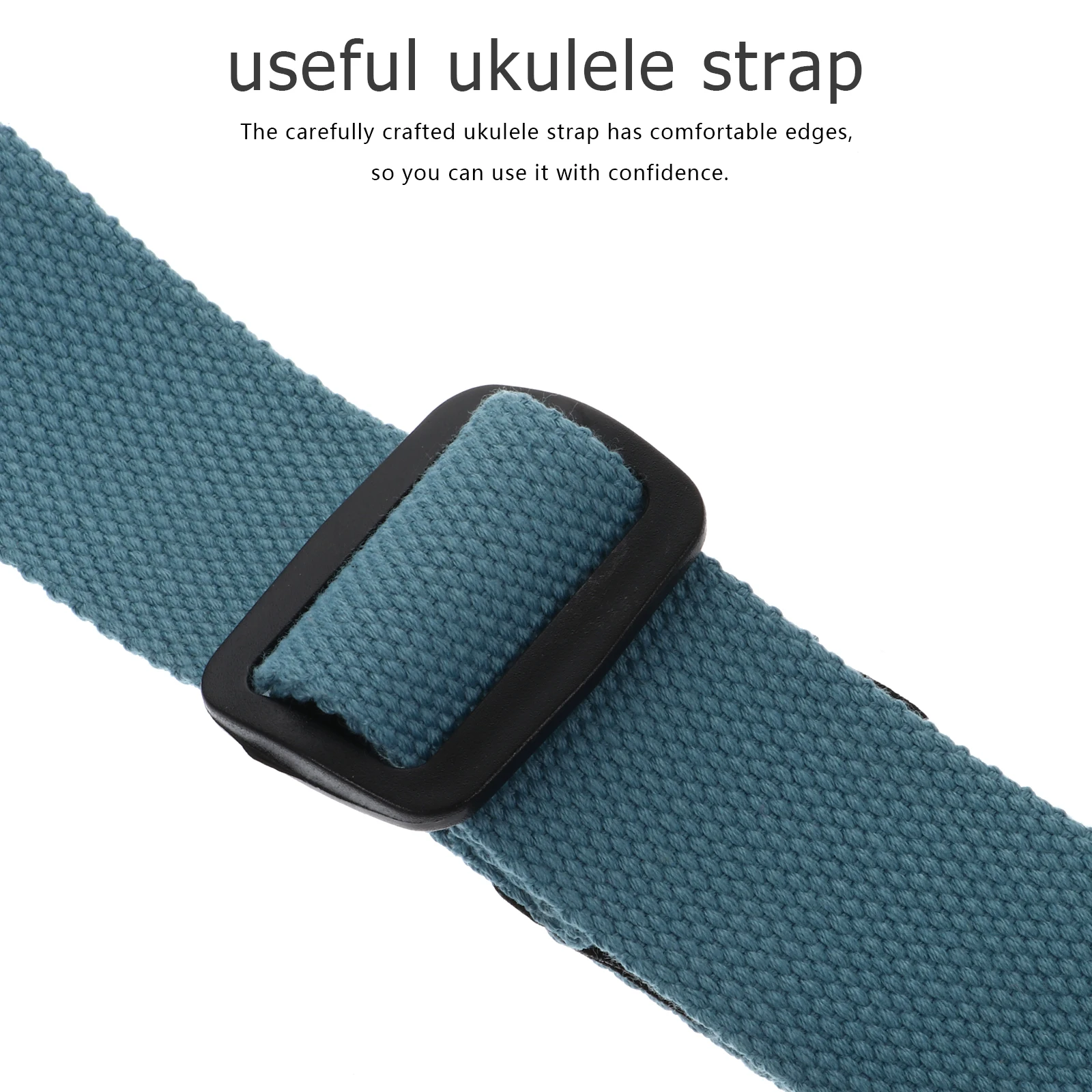 

1Pcs Ukulele Strap Adjustable Non-Drill Soft Padding Secure Fit Long-Lasting Scientific Design Useful Bass Strap for All Sizes