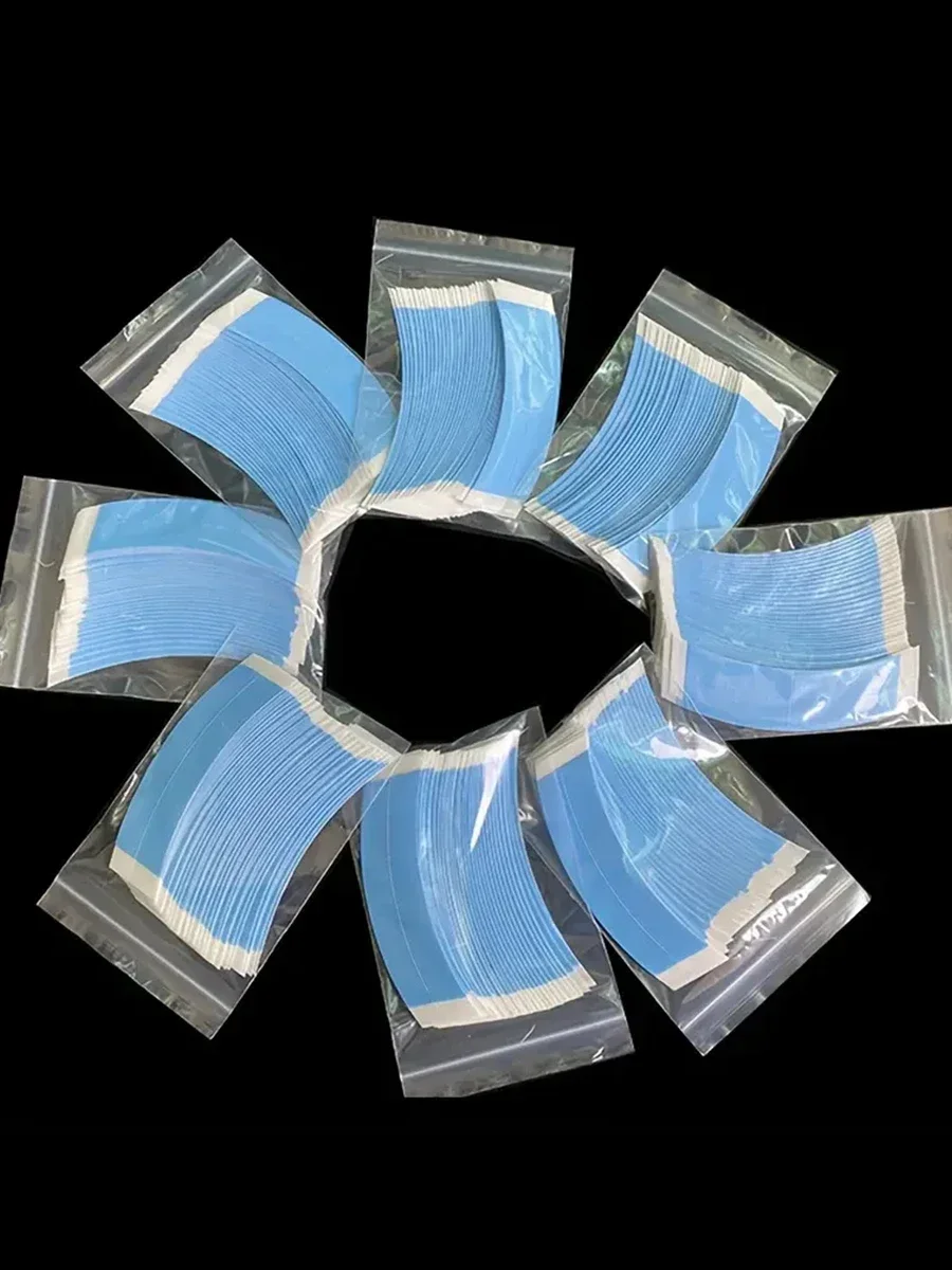 Super Strong Double Adhesive Hair Wig Tape 20Pcs/36Pcs Lot Waterproof Extension Strips for Toupee Lace Wigs C-Shape Film