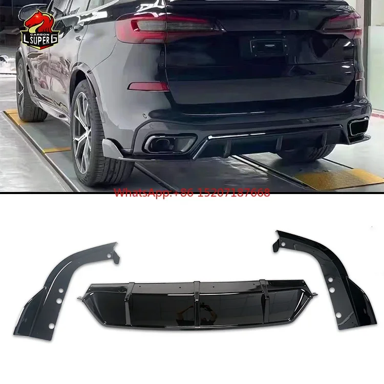 New Product Body kit For BMW X5 G05 2017-so far ABS Material Gloss Black Front Lip Rear Diffuser Side Skirts Rear Spoiler