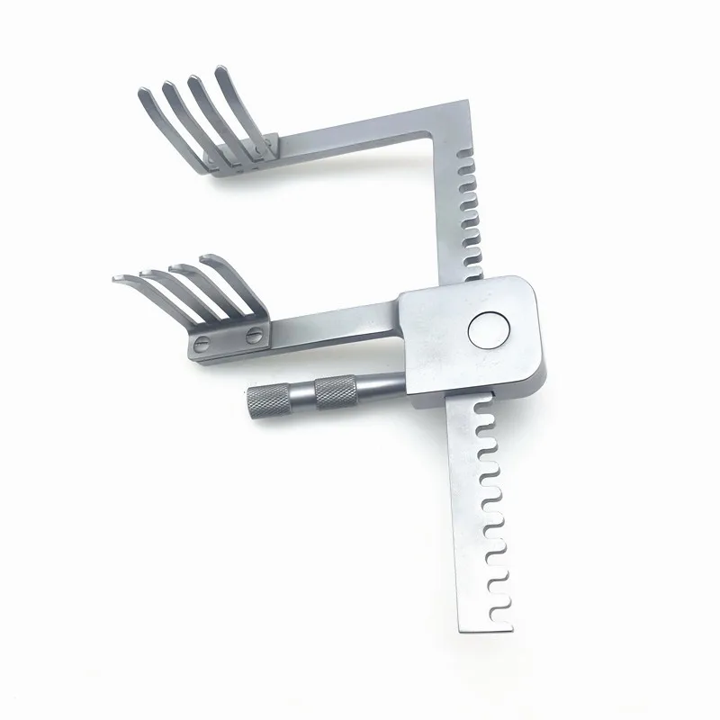 

Orthopedics Retractor 4 Prongs Bone Retractor Lumbar/Rib Manual Distractor Multifunctional Orthopedic Instruments