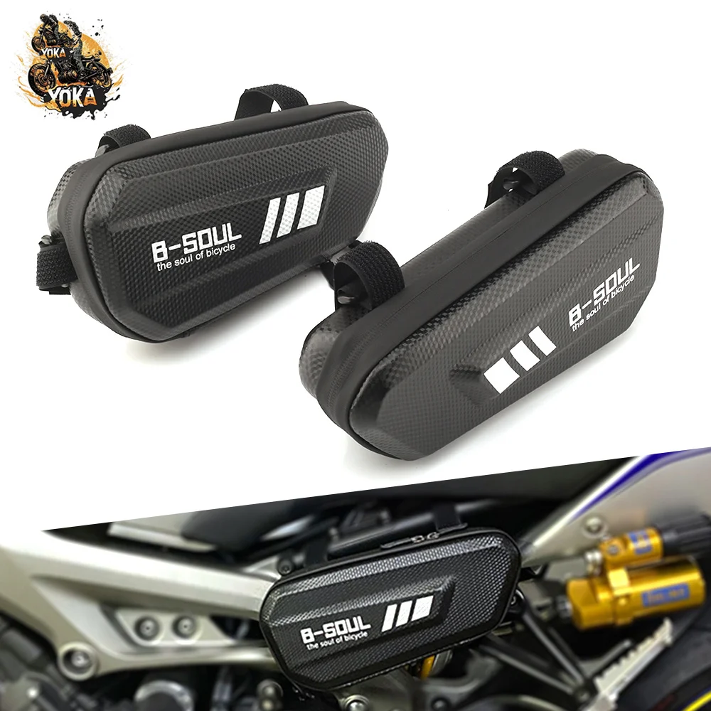 2023 New For Moto Morini XCape 650 650X 1200 Moto Guzzi V85TT V85 TT Waterproof Side Bag Frame Storage Tool Box Case Accessories