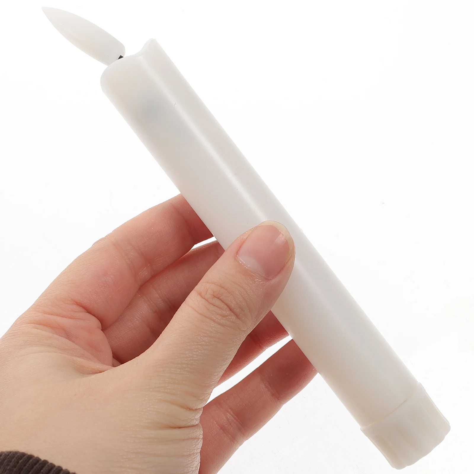 1 set led elektronische lichtbediende vlamloze nepkaarsen voor bruiloftsfeest festival decorsimulatie