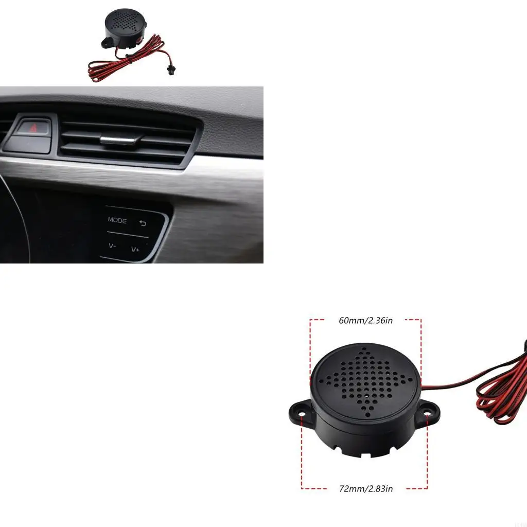 

All Frequency Automotive Speaker For Two Way Radios 72H 4Ω Impedance Aluminum Case 12W NonAmplified System