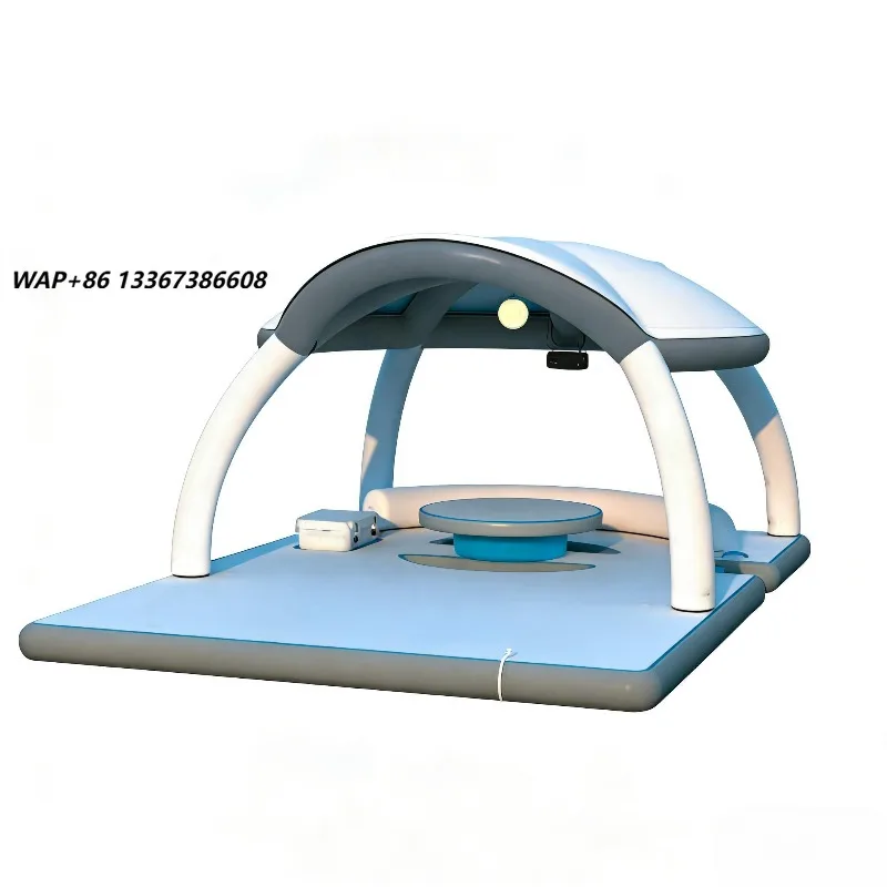 Commercial grade PVC inflatable  chair with canopy, customizable logo, 3-year warranty, suitable for use in private pools