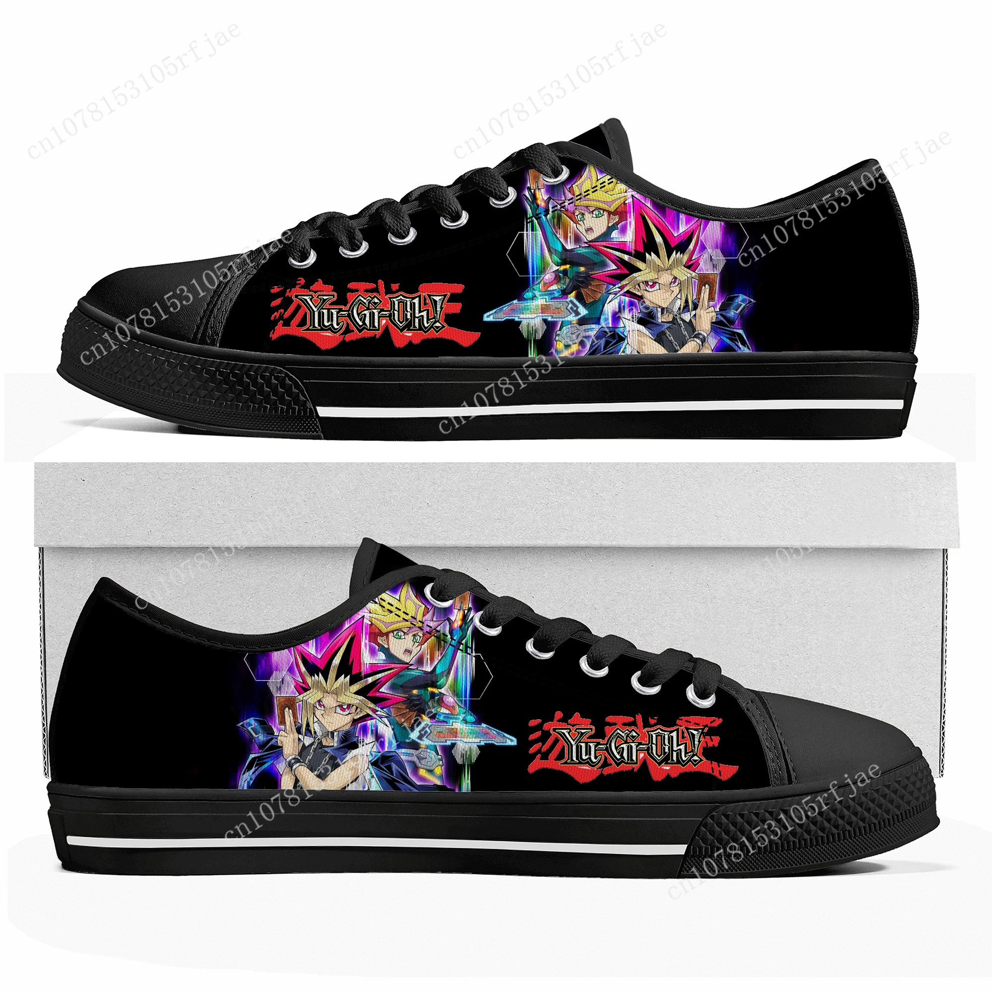 

Yu Gi Oh Custom Low Top Sneakers Cartoon Game Womens Mens Teenager Fashion High Quality Shoes Casual Tailor Made Canvas Sneaker