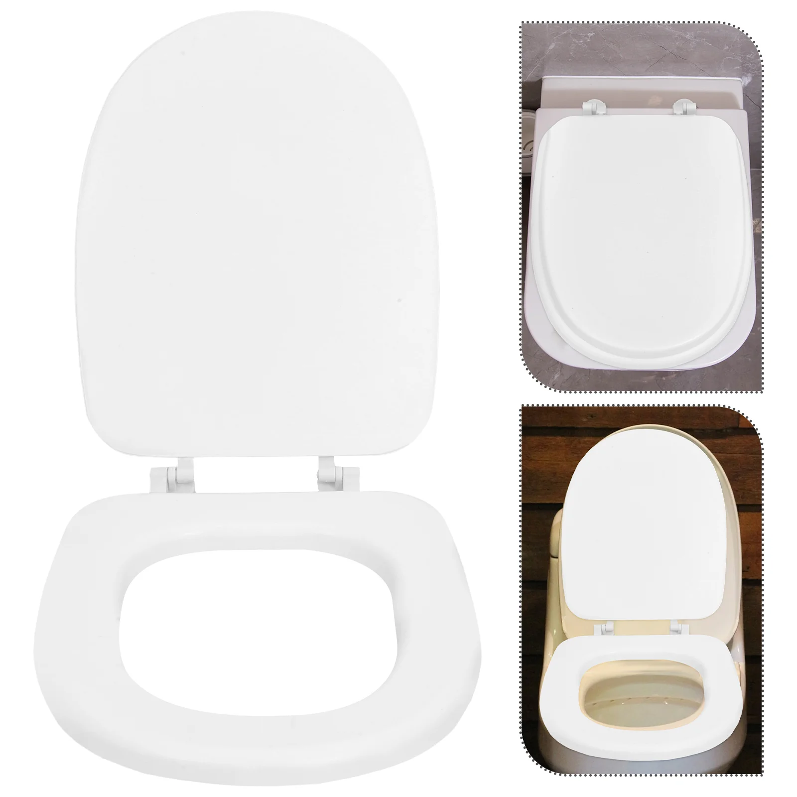 

Soft Foam Toilet Seat Thick Padded Cushion Elongated Round Bathrooms Easy Clean Replacement Lid Cushioned Seats