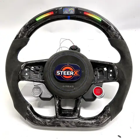 Forged Carbon Fiber Steering Wheel for Volkswagen GTI R MK7 MK7.5 GTE GTD Golf 7