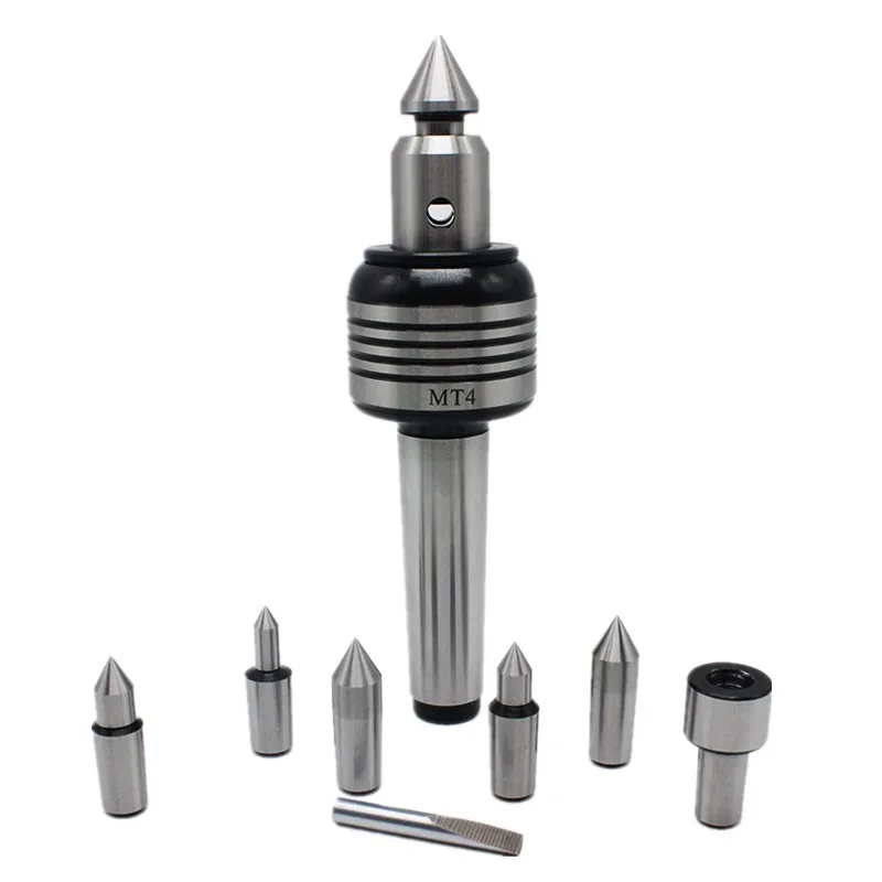 Interchangeable Live Center MT4 MT5 MT2 MT3 Morse Taper 2 Shank With 6pcs Rotation Lathe Machine Hot Sale