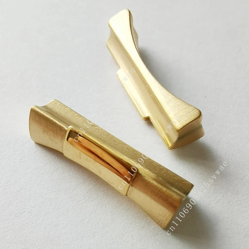 Collegamento Terminale con maglie curve solide da 20 مم، argento، oro، nero، oro rosa، Solo per l'orologio RLX Day-tona SUB