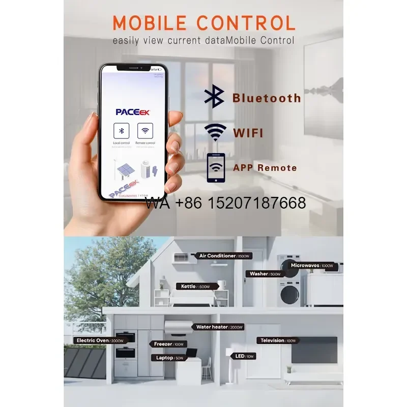 Wmwmnu for Split Off Grid Hybrid Solar Storage 48V 628Ah 32kWh LiFePO4 Battery with CAN Communication Stackable BMS for Cabin