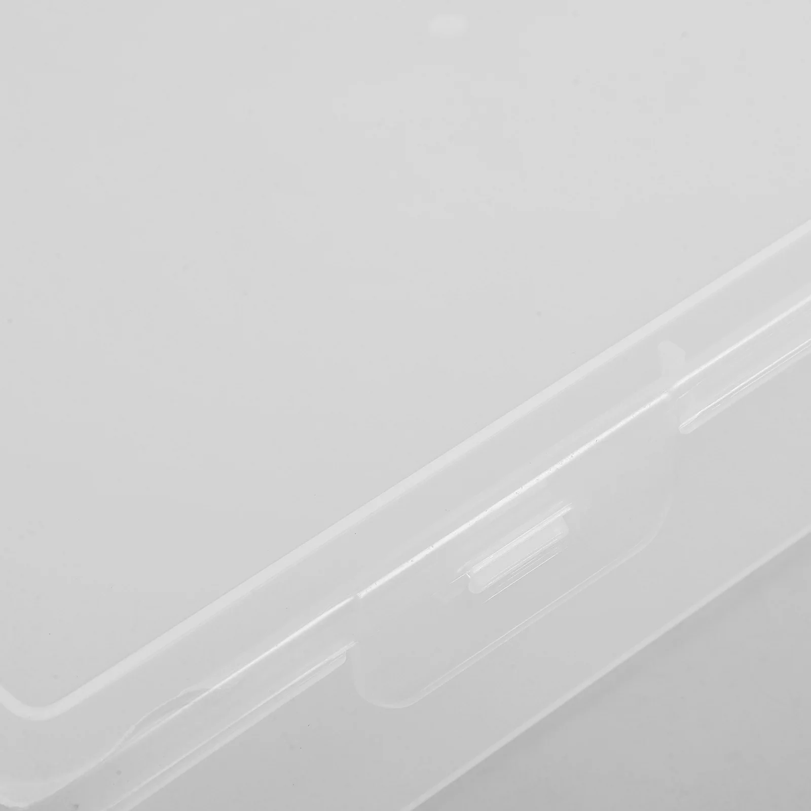 

Buckle Design A4 Paper Storage Box Transparent Document Organizer For Office Desk File Case Business Certificate Holder