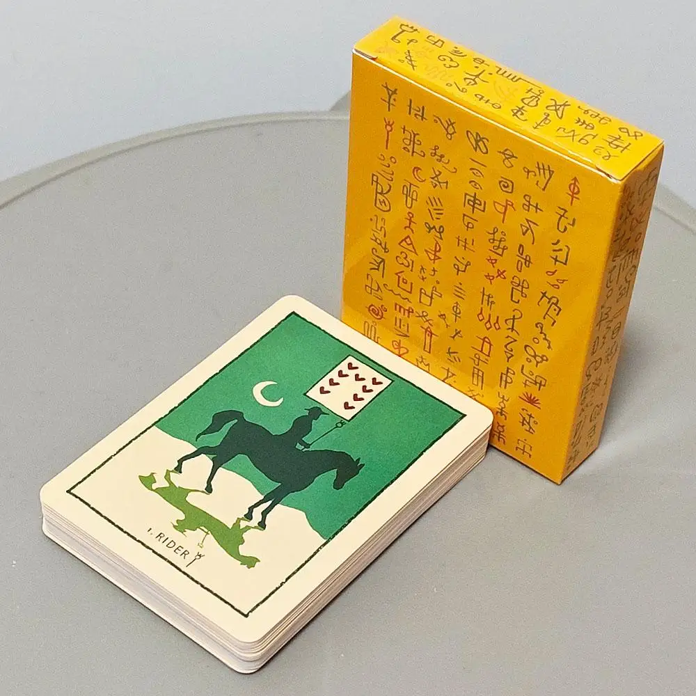 Green Glyphs Lenormand 9*6.5cm Oracle Deck – 41-Card Divination Set for Beginners & Intuitive Readers