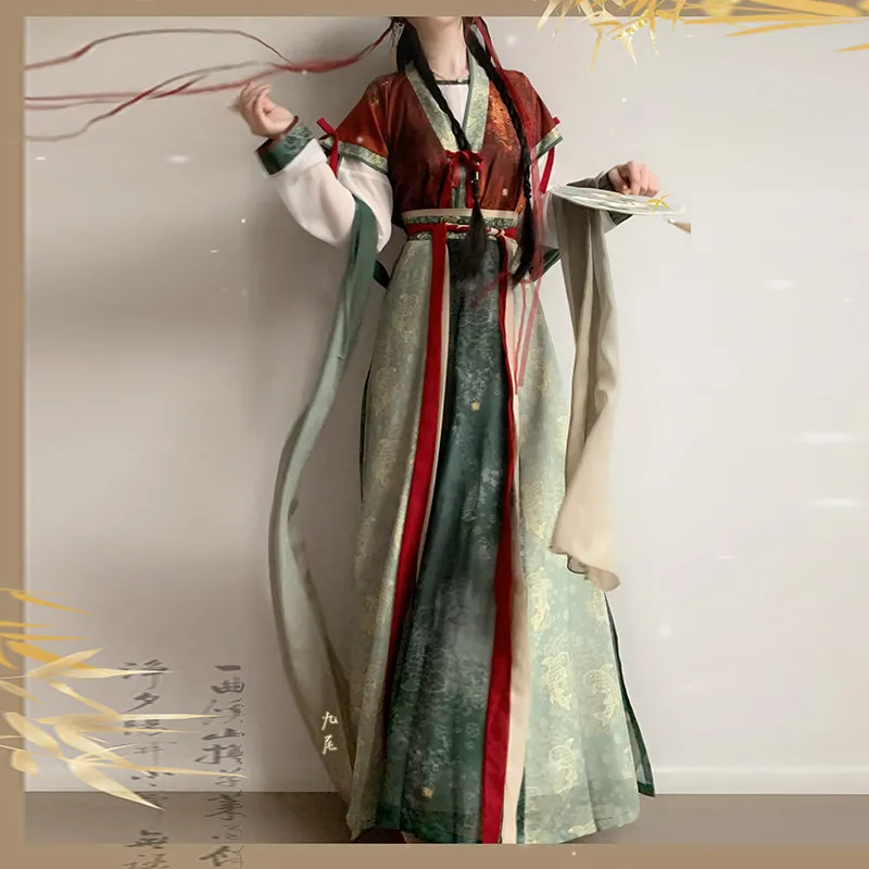 Hanfu Dress Women Ancient Chinese Style Robe Fairy Cosplay Costume Lady Elegant Traditional Tang Dynasty Princess Dance Wear