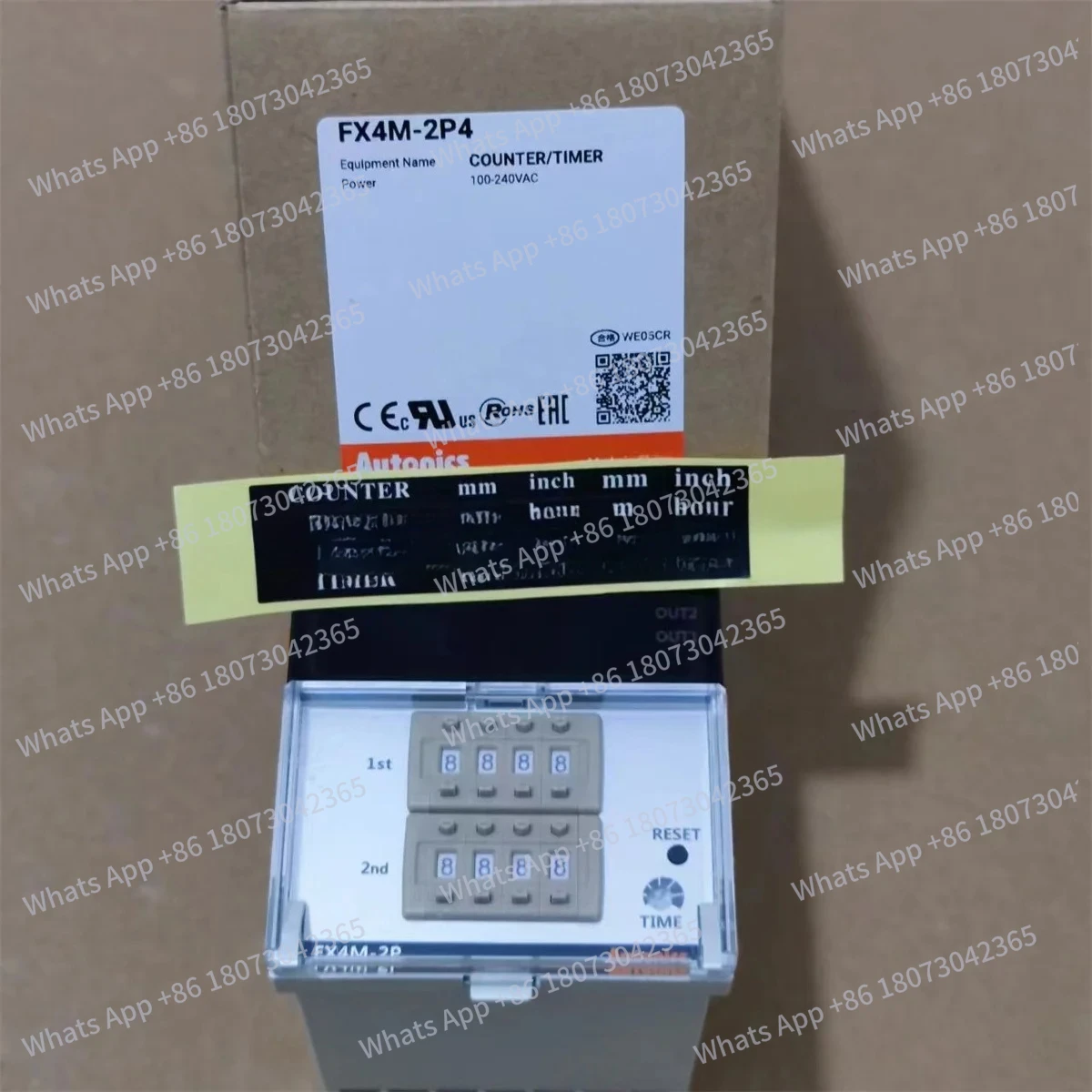 

1PC New Original Autonics Counter Timer FX4M-2P4 220VAC