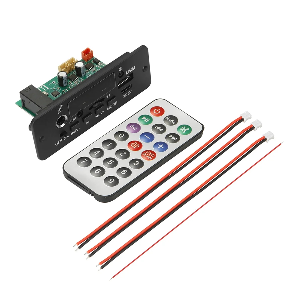 A14M DC 5V MP3 Player 2x5W Amplifier Bluetooth MP3 Decoder Board Car Music Player FM Radio Handsfree Call Record Module