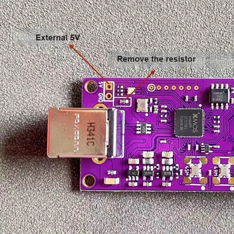 XMOS XU316 อินเทอร์เฟซเสียงดิจิตอล USB IIS และเอาต์พุตโคแอกเซียลรองรับ MQA 384K