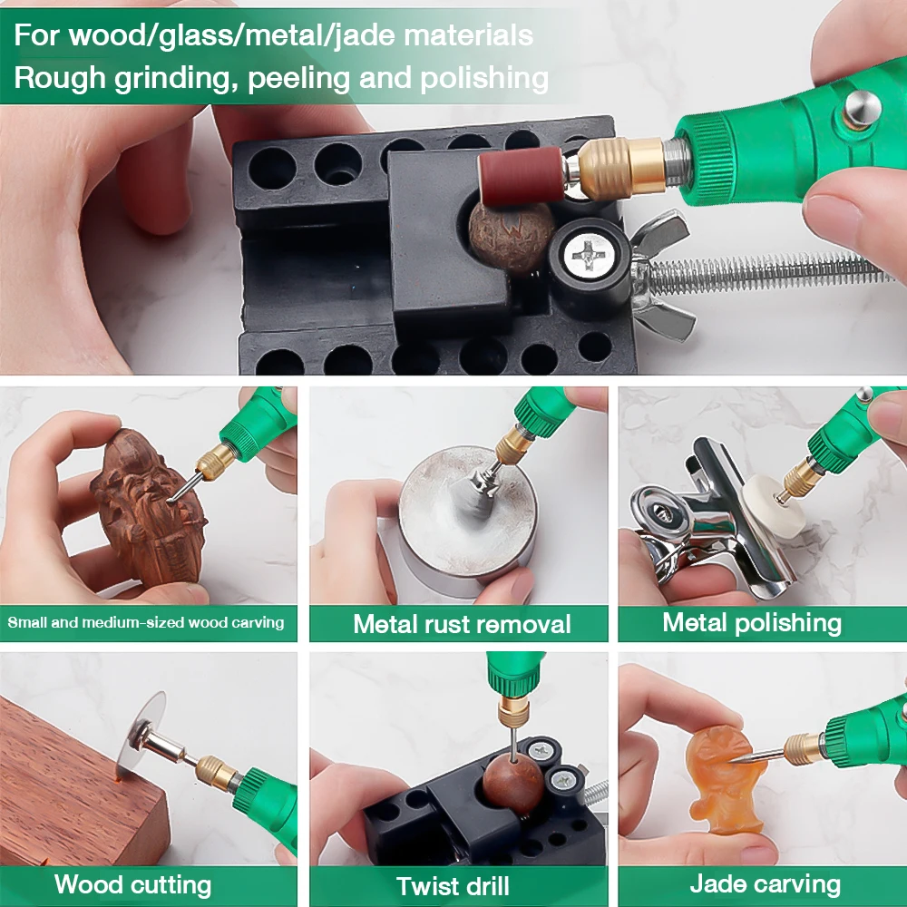 Elektrische Bohrmaschine Grinder Graveur Stift Schleifer Carving Elektrische Schleif maschine Anpassung Elektro werkzeuge Schleif maschine Zubehör