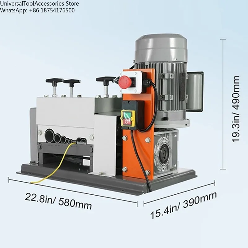 

Double-knife electric pure copper wire stripping machine, fully automatic scrap copper wire stripping machine, scrap cable strip