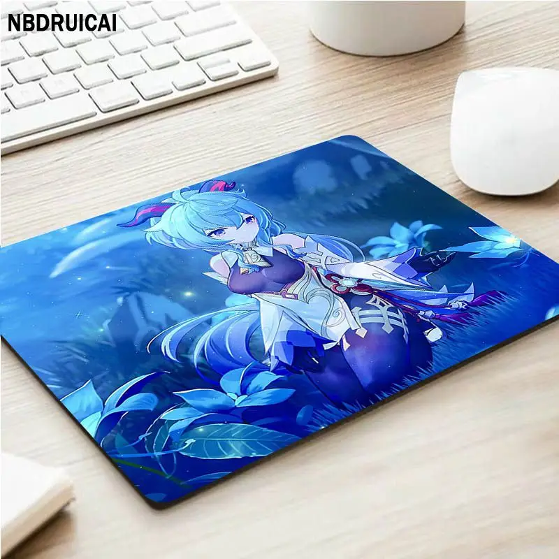 Genshin Impact Ganyu Cool Gamer Play Mats dimensioni del tappetino per mouse per il gioco tastiera Pad per il giocatore