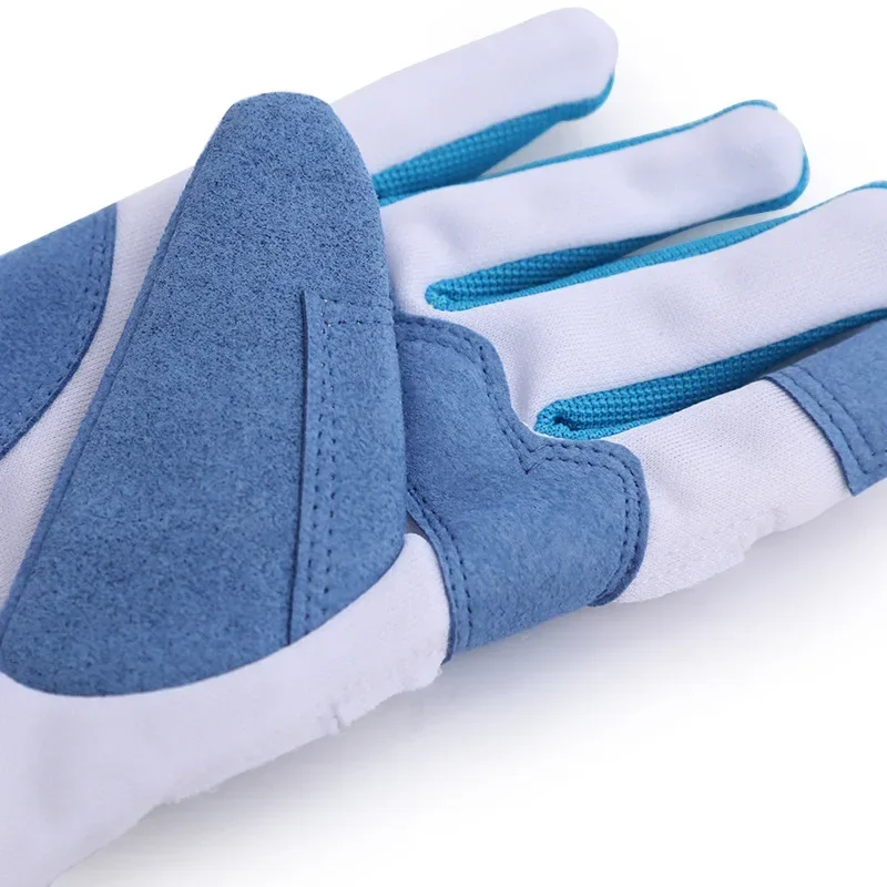 Guanti da scherma professionali Guanti antiscivolo per bambini adulti Guanti da allenamento in foil Epee Protezione per le mani Attrezzatura da competizione Lavabile